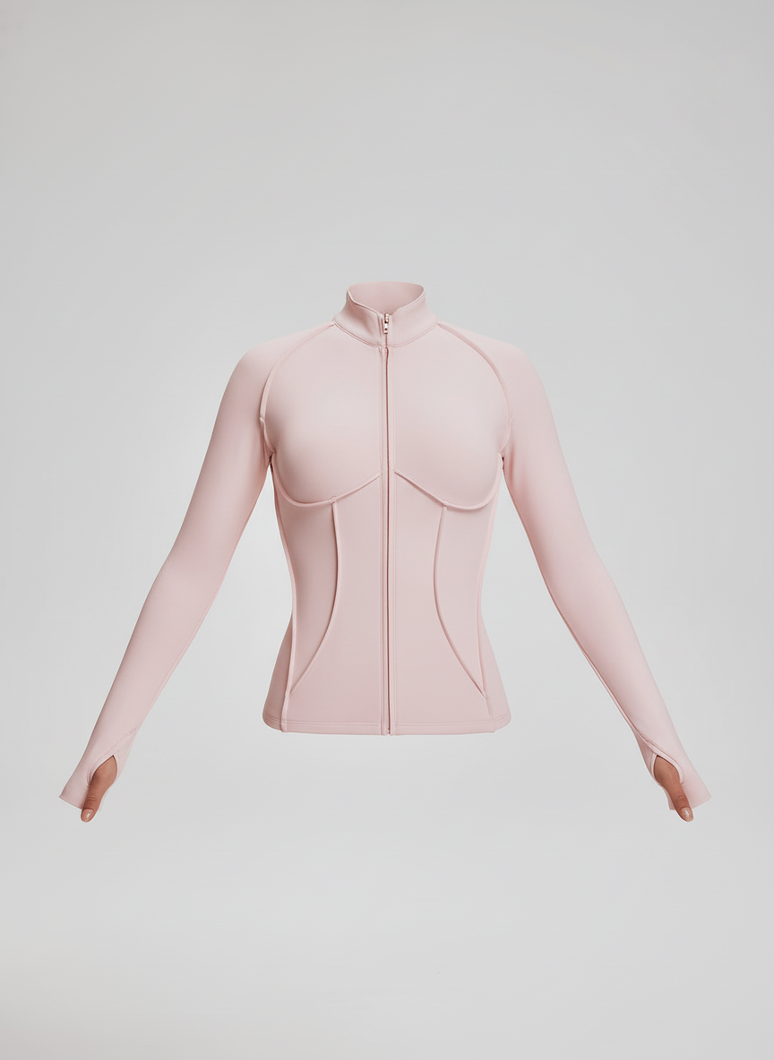 Haut zippé contouring