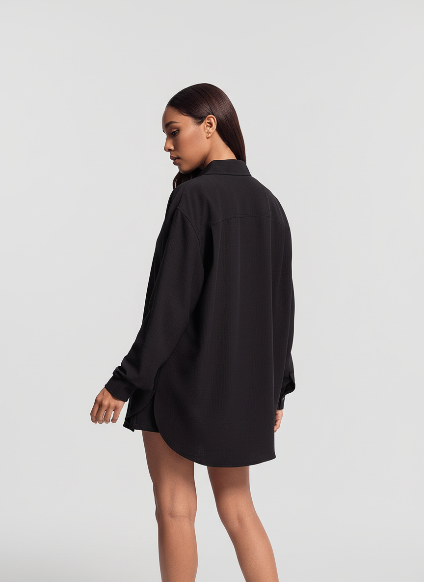 Chemise Oversize Texturée