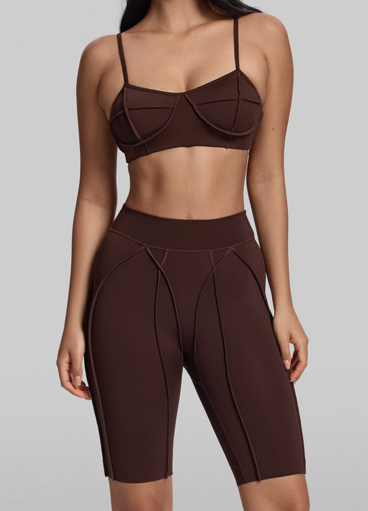 Short cycliste Contour Stitch