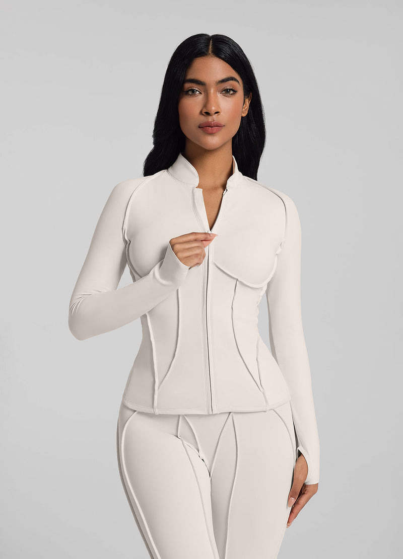 Haut zippé contouring