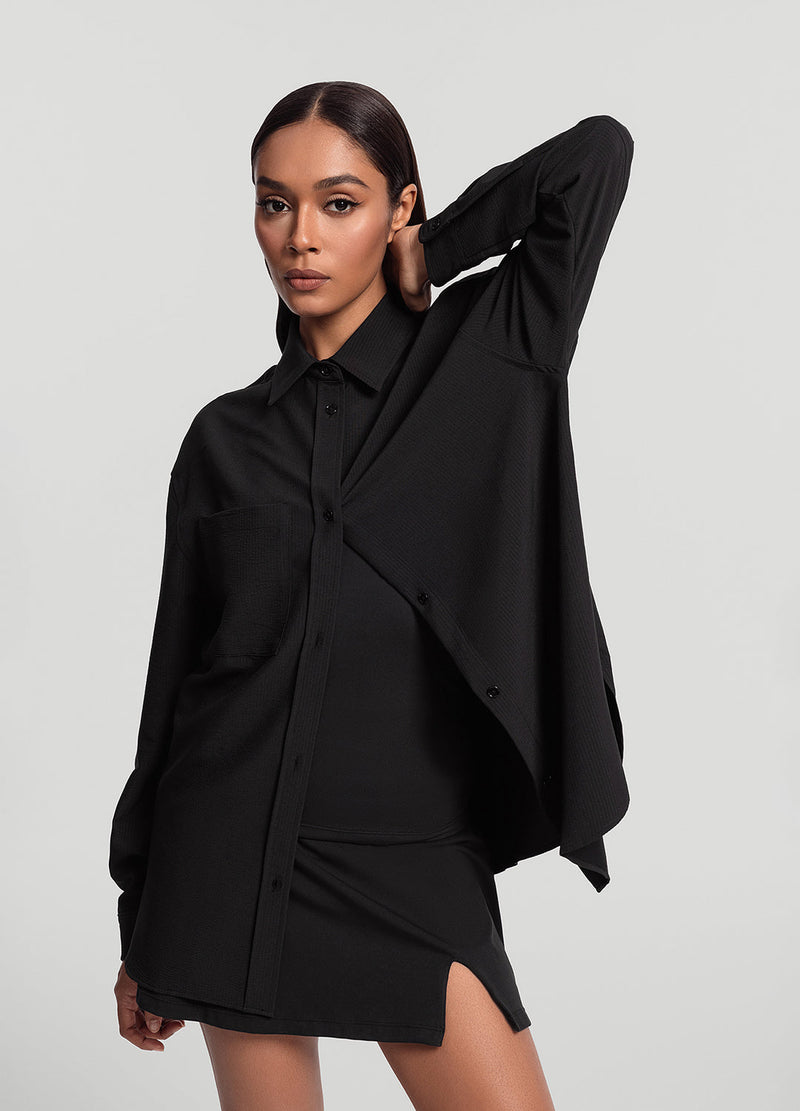 Chemise Oversize Texturée